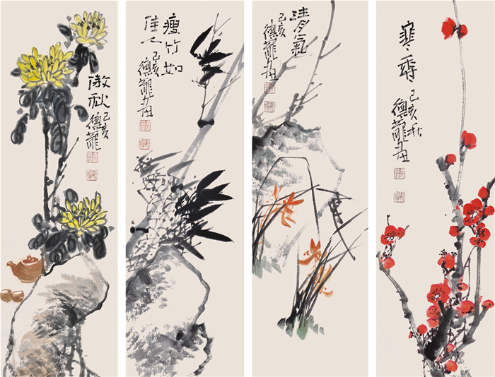 金牛贺岁 喜迎新春:书画家卢德龙作品赏析