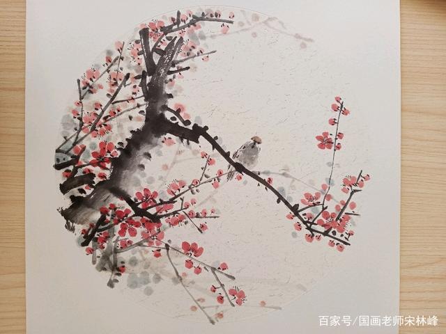 中国画花鸟教学作品